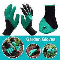 Садові рукавички з пазурами Garden Genie Gloves