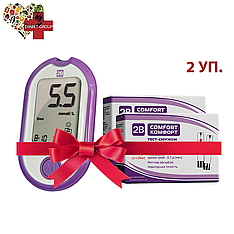 Глюкометр Тубі Комфорт (2B Comfort) + 100 тест-смужок
