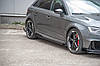 Пороги Audi RS3 8V Sportback тюнінг обвіс спідниця елерон (Racing V2), фото 5