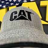 Бейсболка CAT Grey Wool/Yellow Mesh Cap CT2548, фото 4