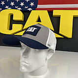 Бейсболка CAT Irving Navy Cap/Khaki Mesh CT2568, фото 4