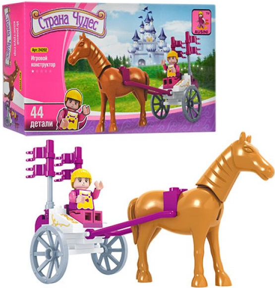 Конструктор Країна Чудес "Карета" Ausini 24202 (44 деталі)