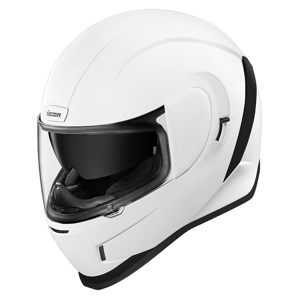 Мотошолом Icon airform gloss - white