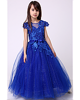 Нарядное праздничное выпускное детское платье с пышной юбкой № 20-26