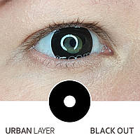 Кольорові контактні лінзи Urban Layer Black Out