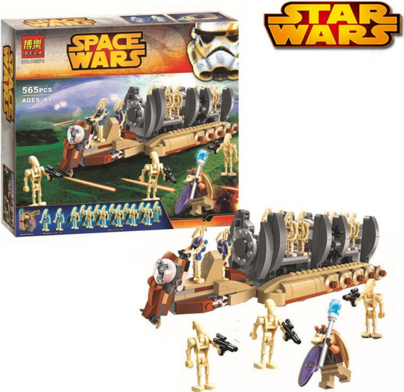 Конструктор "Транспортер бойових дроїдів" Star Wars Bela 10374 (565 деталей)