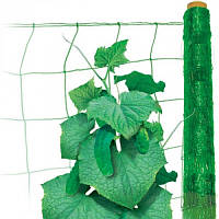 Огуречная сетка 1.7х50м "Венгрия". Шпалерная сетка для подвязки вьющихся растений.