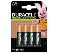 Аккумуляторные батарейки Duracell AA 1,2V 1300mAh B4