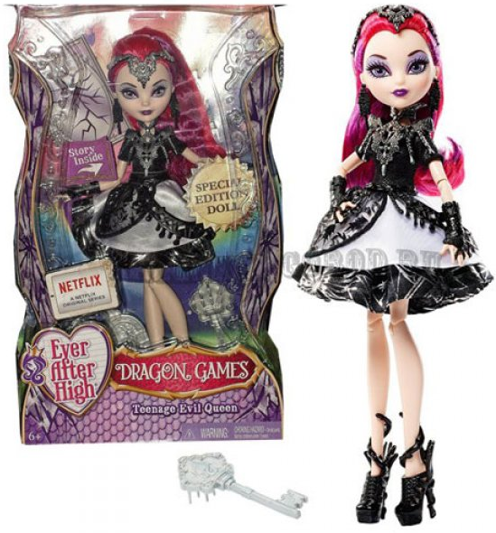 Лялька "Зла королева" з м/ф "Ігри Драконів" DHF97 (Ever After High)