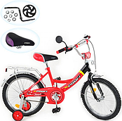 Дитячий велосипед Profi P 1446A, червоно-чорний (14 дюймів)
