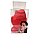 Спонж для макіяжу краплеподібний на силіконовій підставці Connert червоний, фото 4