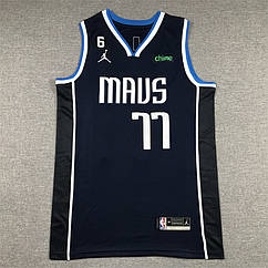 Майка Дончич 77 Даллас Маверікс Luka Doncic 2022-23 Mavericks #77 Statement Edition Jersey Navy Authentic