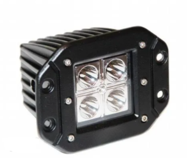 LED фара додаткового світла 40W 1120 Лм врізна Spot, фото 1