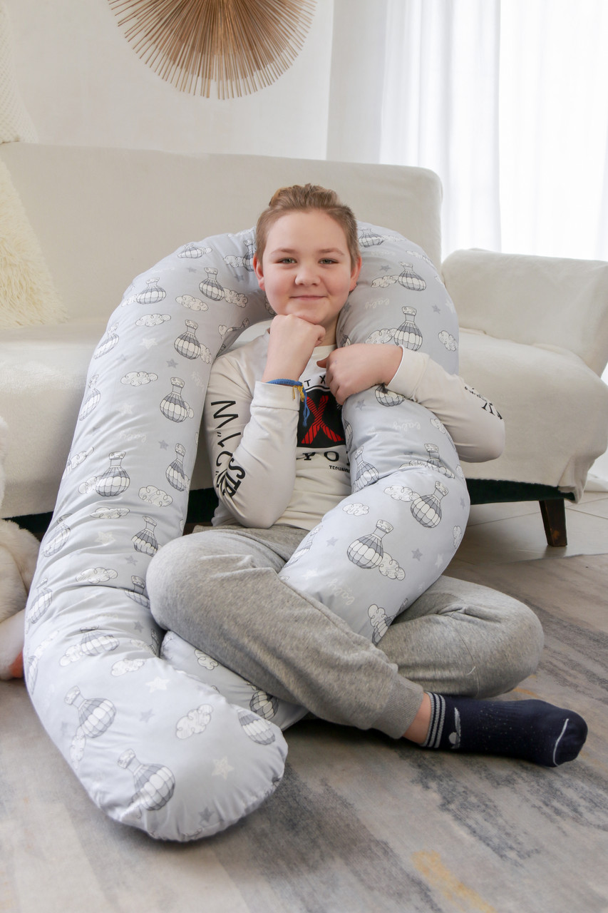 Подушка для вагітних 150 см. з повітряними кулями