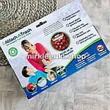 Підвісний смітник Тримач пакетів для сміття з кришкою, фото 7