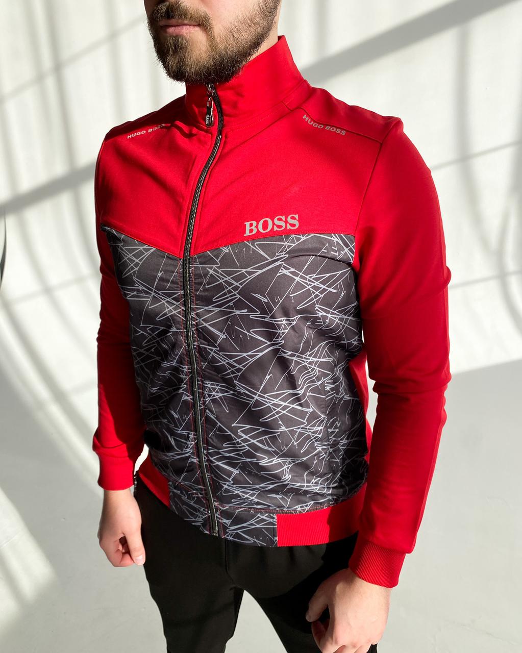 Мужской спортивный костюм Hugo Boss красный спорт костюм Хуго Босс ...