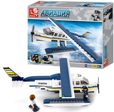 Конструктор "Сірія Авіація Літак" M38-B0361 Sluban, 214 (деталей)