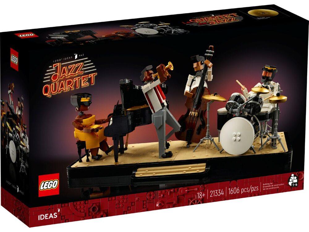 LEGO 21334 Ideas Джазовий квртет 1606 деталі, Jazz Quartet ексклюзивний колекційний конструктор для дорослих
