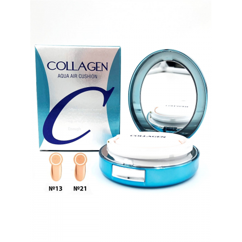 Купить Enough collagen "Aqua air cushion", Увлажняющий тональный кушон ...
