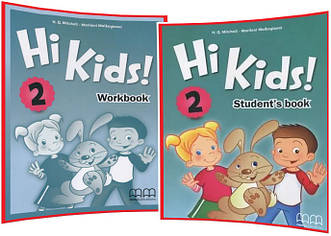 Hi Kids 2. Student's+Workbook. Комплект книг з англійської мови. Підручник+Зошит. MM Publications