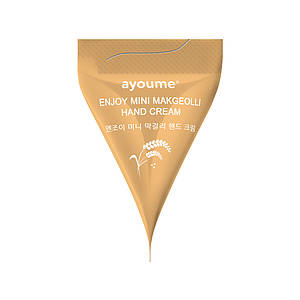 Крем для рук з екстрактом макколі Enjoy Mini Makgeolli Hand Cream Ayoume, 3 г