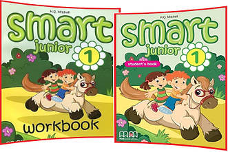 Smart Junior 1 Student's+Workbok. Комплект книг з англійської мови. Підручник+Зошит. MM Publications