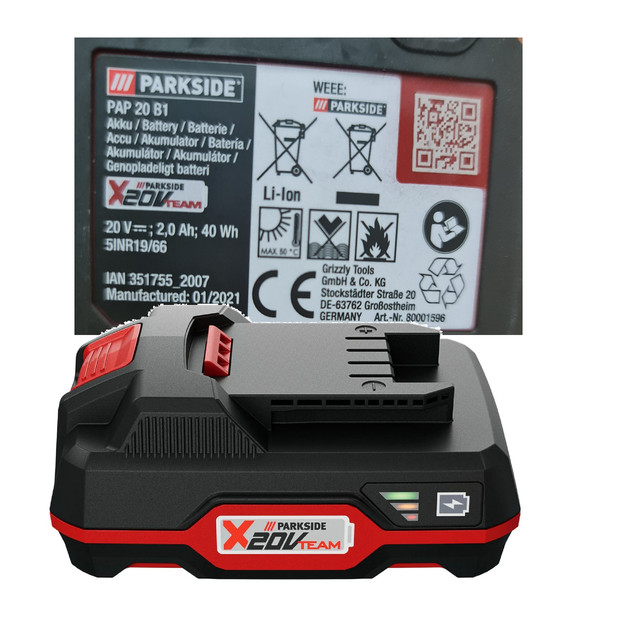 Акумулятор Parkside PAP 20 B1 20V 2Ah LiIon, ціна 1199 грн — Prom.ua (ID1771174829)