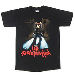 Футболка чорна Kanye West Late Registration 2005 Vintage T-Shirt XS