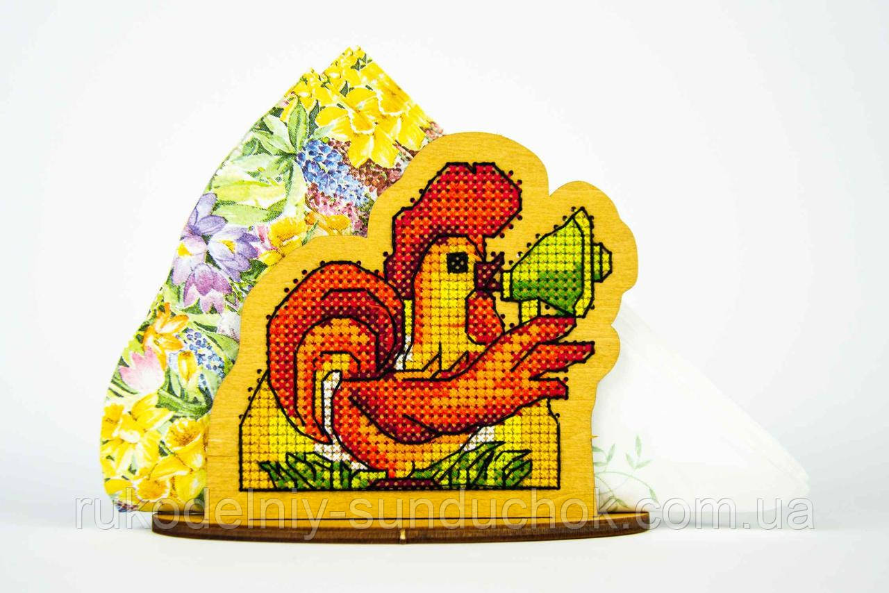 Набір для вишивки серветниці на дерев’яній основі ТМ Embroidery Craft Ранок PHSLN-006