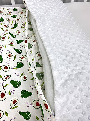 Набір в коляску комплект у візок 3 предмети подушка, плед, простирадло комплект білизни в дитячий візочок, фото 2