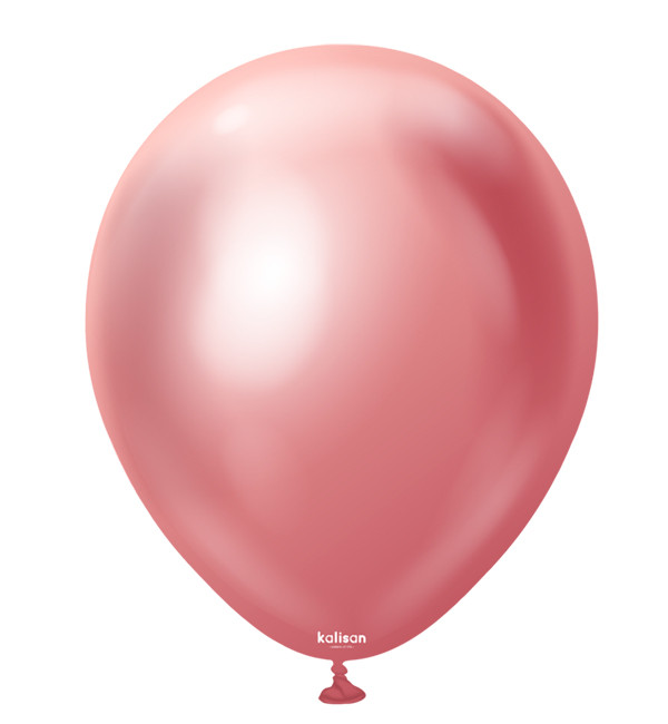 Повітряні кульки Kalisan (30 см) 5 шт., Туреччина, колір рожевий (хром)