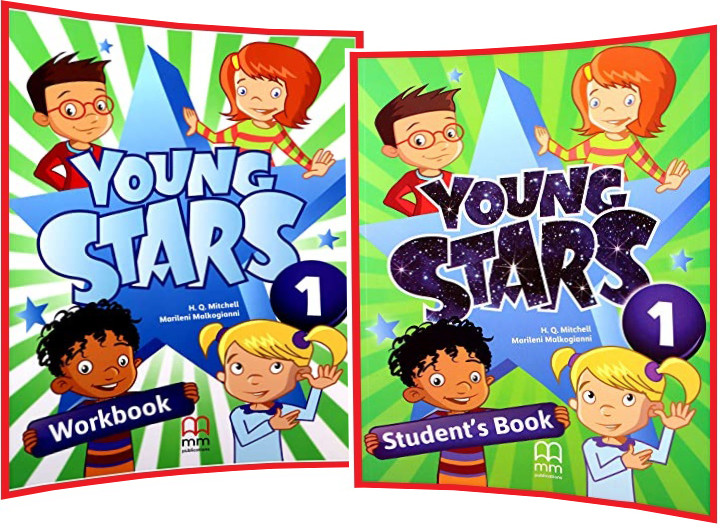 Young Stars 1. Student's+Workbook. Комплект книг з англійської мови. Підручник+Зошит. MM Publications