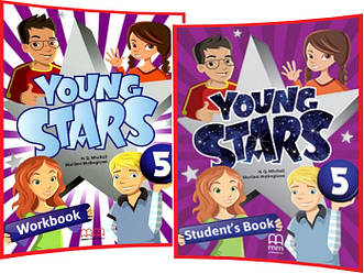 Young Stars 5. Student's+Workbook. Комплект книг з англійської мови. Підручник+Зошит. MM Publications