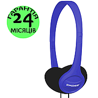 Наушники Koss On-Ear KPH7, синие, накладные, проводные, косс