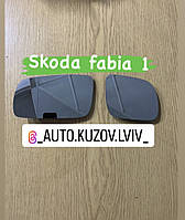 Зеркало Skoda fabia 1 с подогревом фабия 2 вкладыш