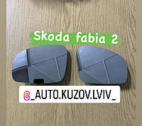 Зеркало Skoda fabia 2 с подогревом фабия 1 вкладыш зеркала