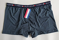 Модные серые мужские трусы Tommy Hilfiger - трусы для парня