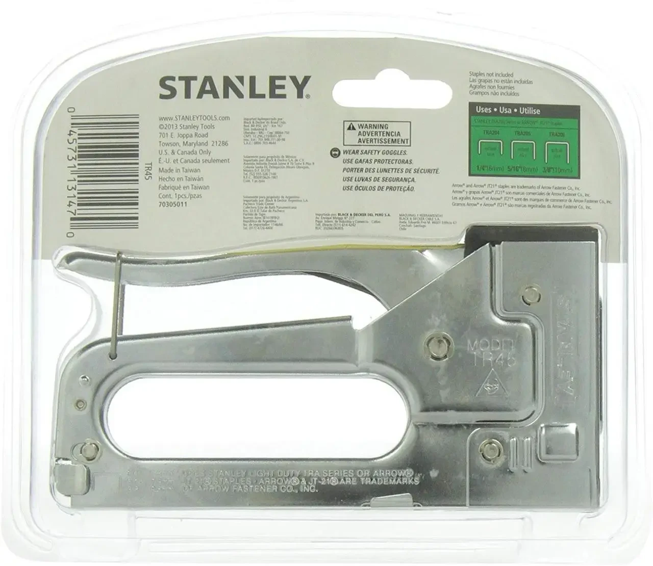 Степлер STANLEY (6-TR45) под скобы типа A высотой 4 - 10 мм - фото 4 - id-p1770788475