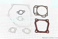 Прокладки двигателя 168F-68mm, к-кт 7 деталей, (паронит), Тип 2 (601523)