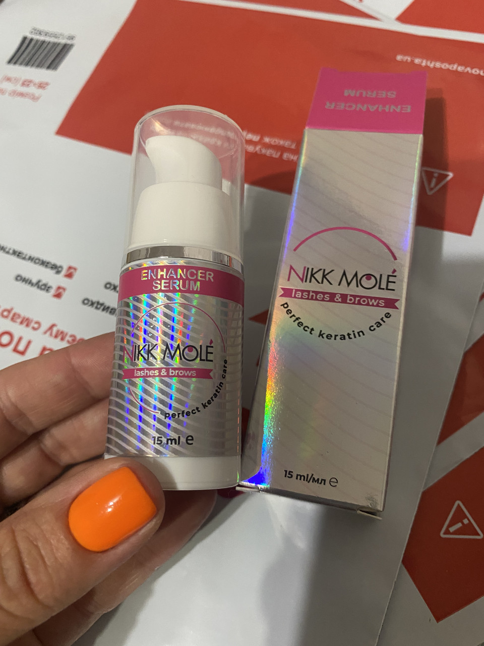 Склад #3 для ламінування вій і брів «Nikk Mole "Perfect keratin care", 15 ml