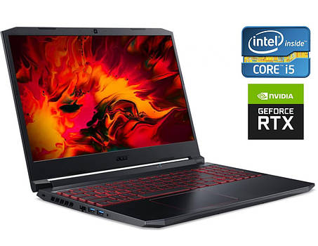 Ігровий ноутбук Acer Nitro 5/15.6"/Core i5-11400H 6 ядра 4.5GHz/16GB DDR4/512GB SSD/GeForceRTX 3050 Ti/Win10, фото 2
