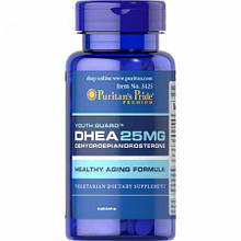 Підвищення тестостерону Puritan's Pride DHEA 25 mg 100 таблеток