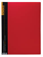 Папка з 10 файлами A4 "Scholz" 06500 дисплей-книга 600мкн черв