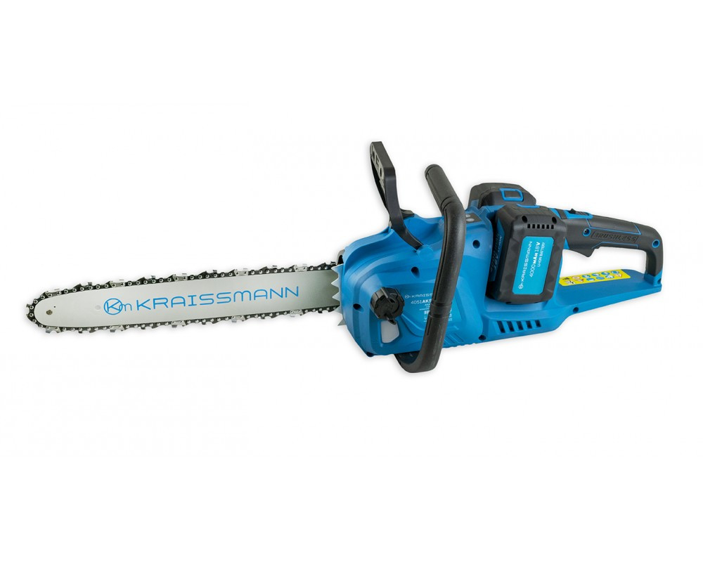Акумуляторна ланцюгова пила KRAISSMANN 4051 AKS-BL 36/2 (2 акумулятори)