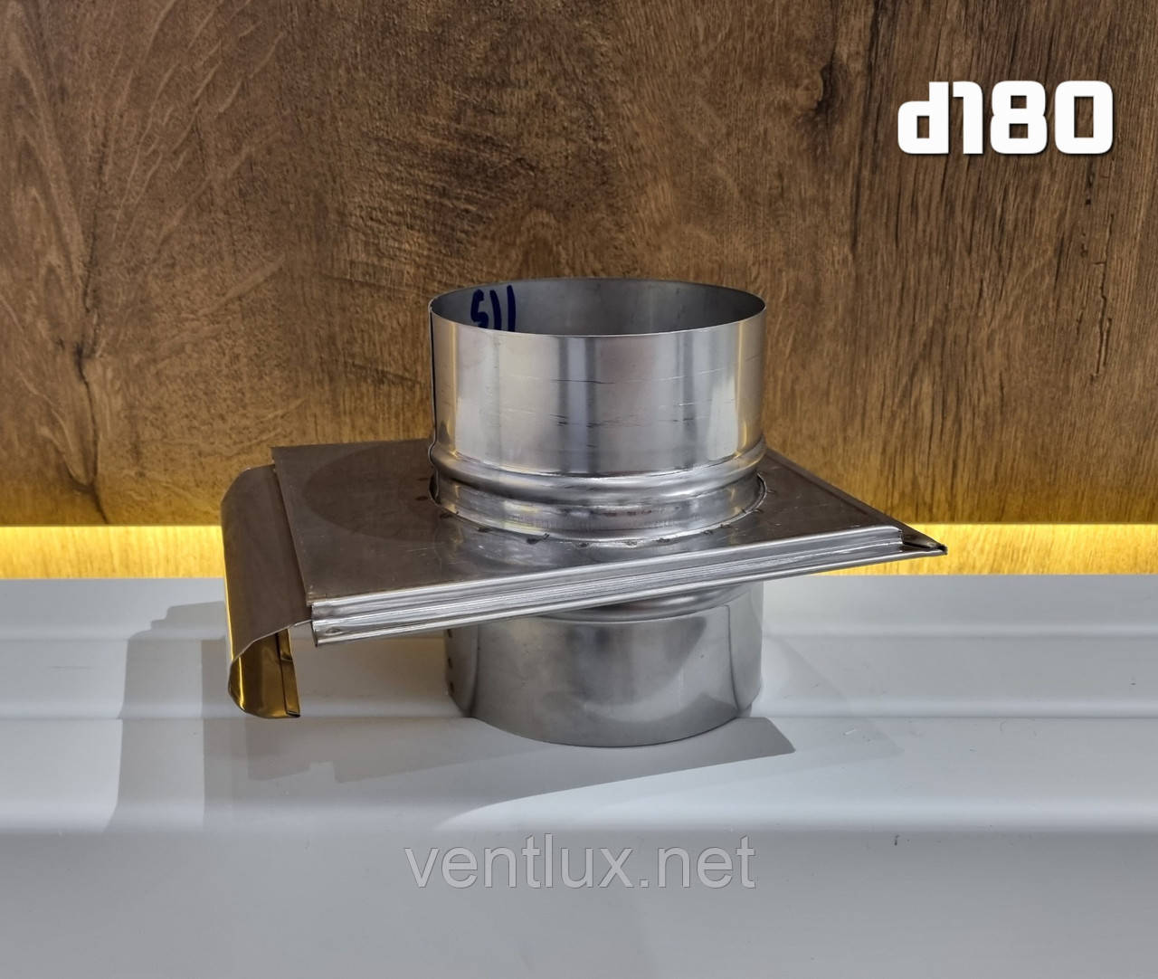 Шибер нержавійка AISI 304 d-180