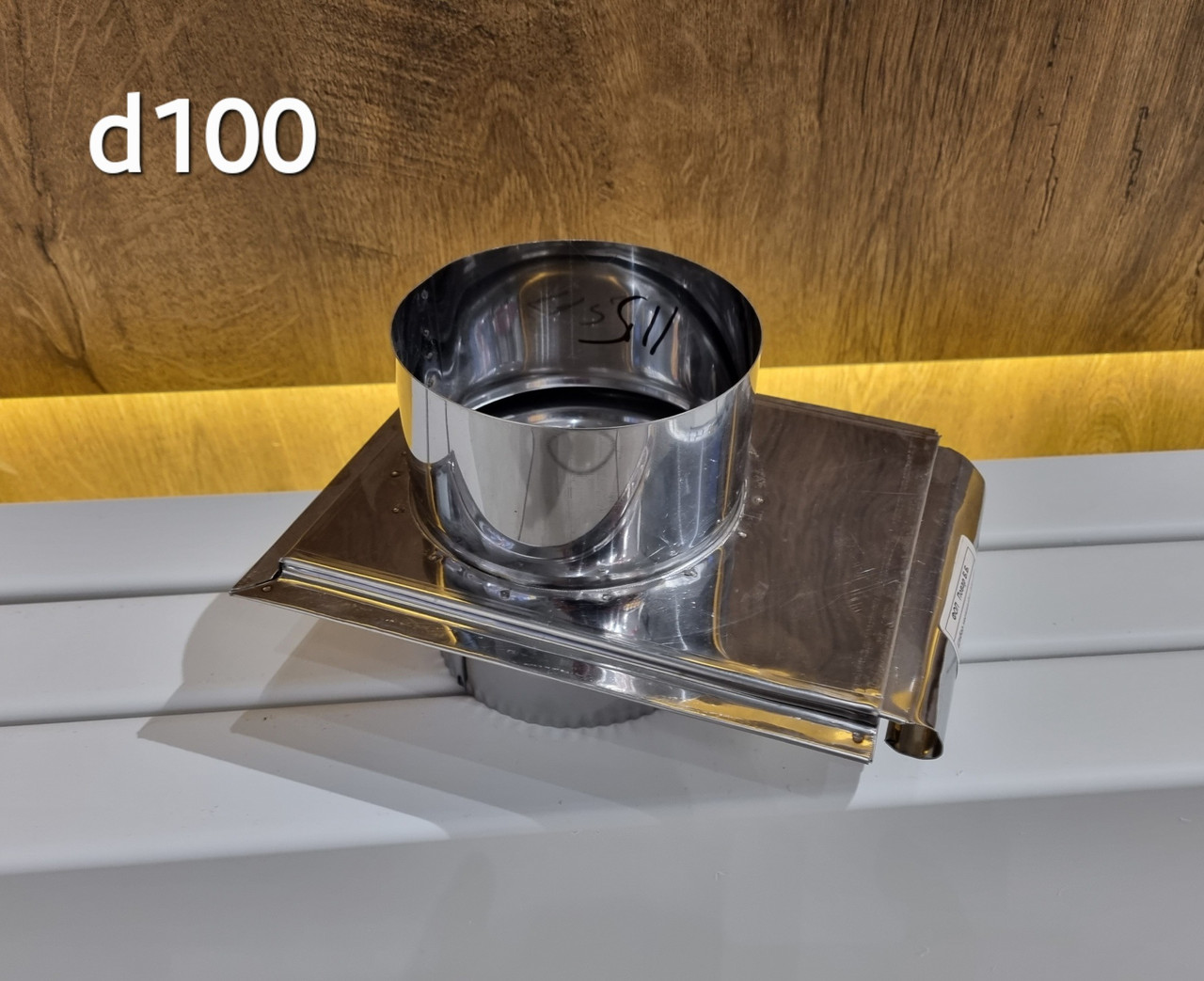 Шибер нержавійка AISI 430 d-100