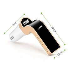 FM-модулятор автомобільний з 2 USB-портами та підтримкою Bluetooth 5,0 G7, фото 6
