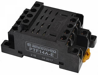 PTF14A-E колодка під реле LY4, 10А
