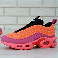 Кросівки жіночі Nike air max TN+ pink / Найк аір макс ТН+ рожеві