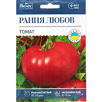 Семена томата раннего, урожайного, низкорослого "Ранняя любовь" (1 г) от ТМ "Велес"